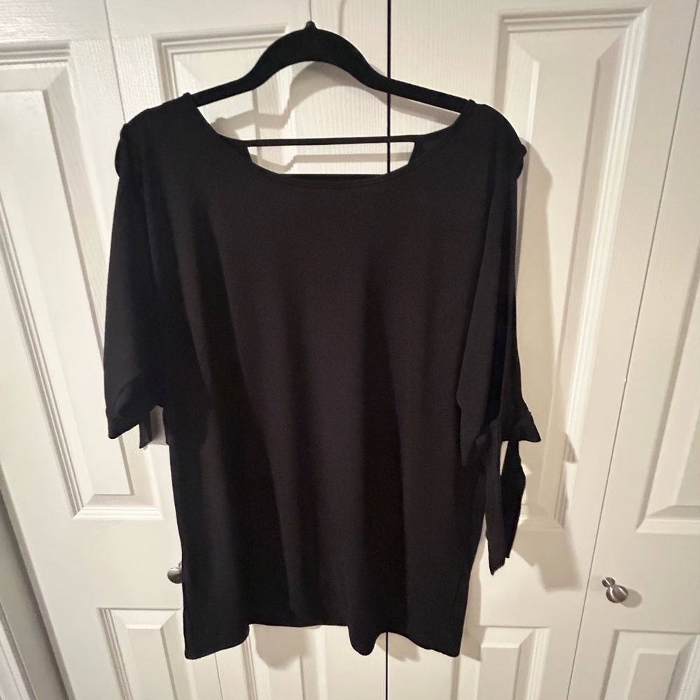 Ann Taylor - black dress shirt